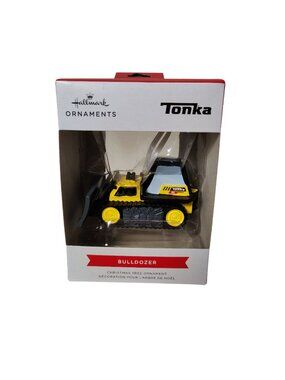 Hallmark Tonka Bulldozer Christmas Tree Ornament In Box